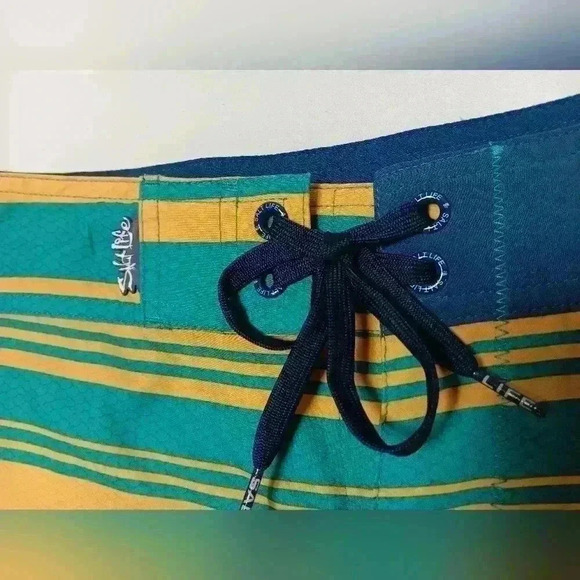 Salt life SLX-QD Vapor stretch board shorts.  Men's size 34 - Picture 4 of 8